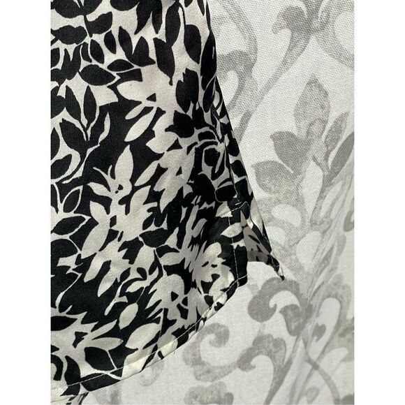 TALBOTS Black and White Floral Tank - Picture 3 of 5